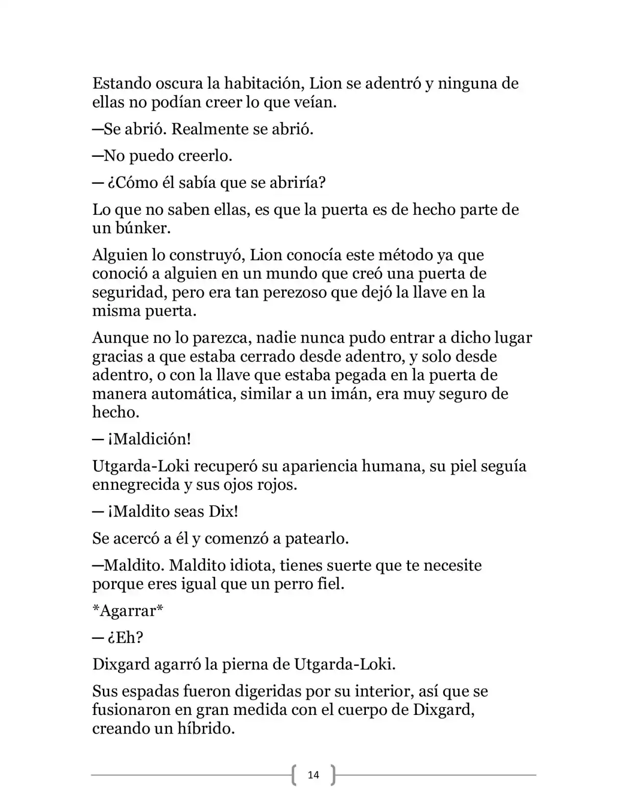 La Heroica Aventura Del Héroe Negro (Novela) - Capítulo 9 - Página 14 - LectorTMOo