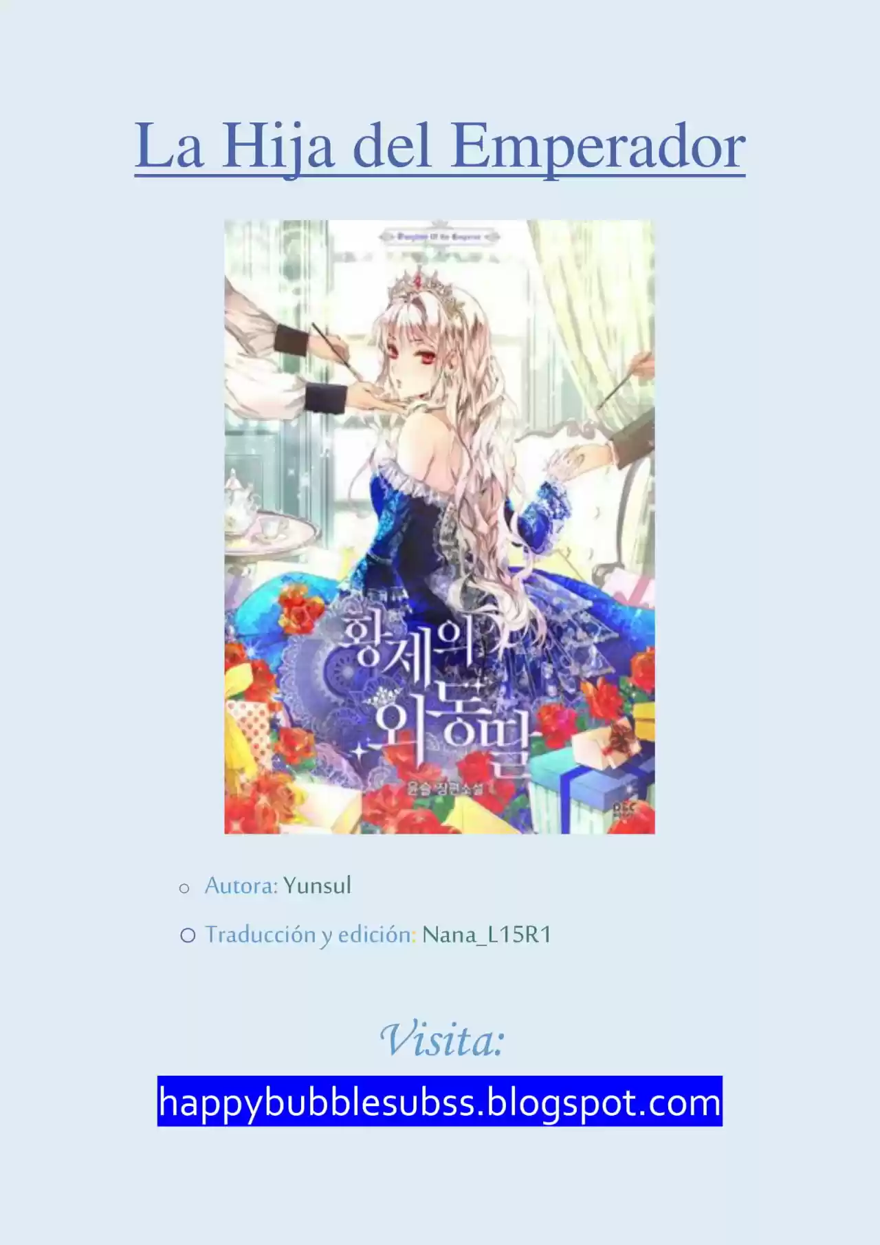 La Hija Del Emperador (Novela) - Capítulo 12 - Página 1 - LectorTMOo