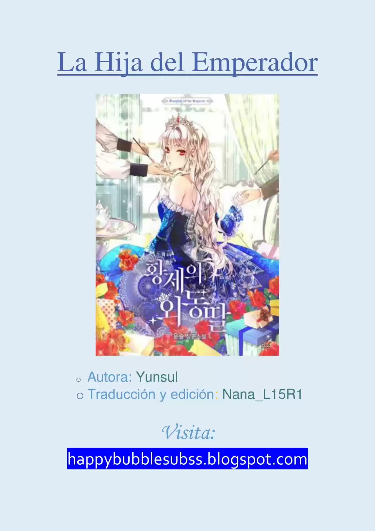 La Hija Del Emperador (Novela) - Capítulo 4 - Página 1 - LectorTMOo