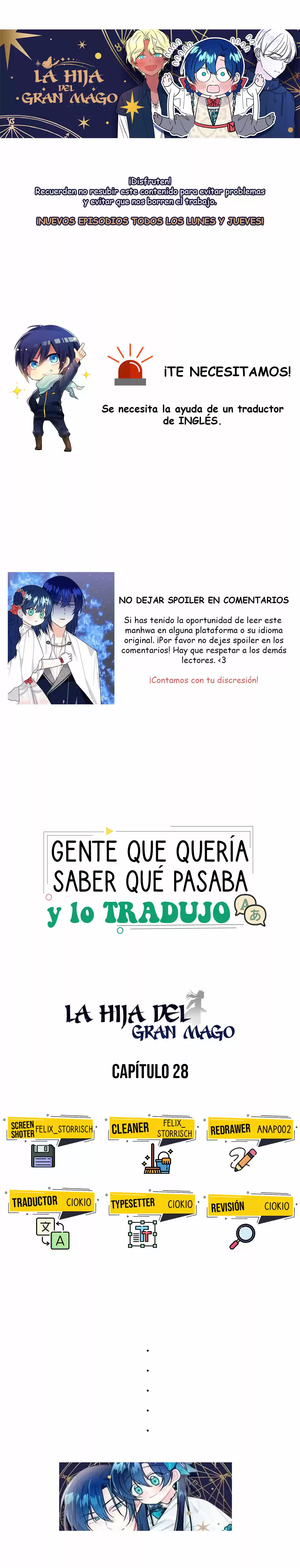 LA HIJA DEL GRAN MAGO - Capítulo 28 - Página 1 - LectorTMOo