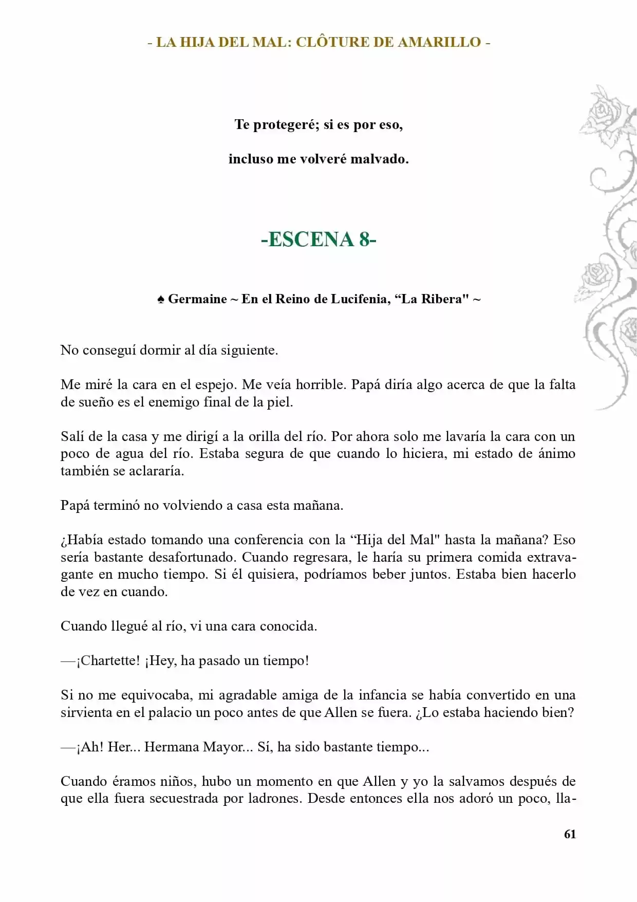 La Hija Del Marqués, Que Fue Ejecutada Bajo Falsa Acusación, Quiere Pasar Una Vida Pacífica En La Tierra Protegida Por Dios - Capítulo 2.50 - Página 32 - LectorTMOo