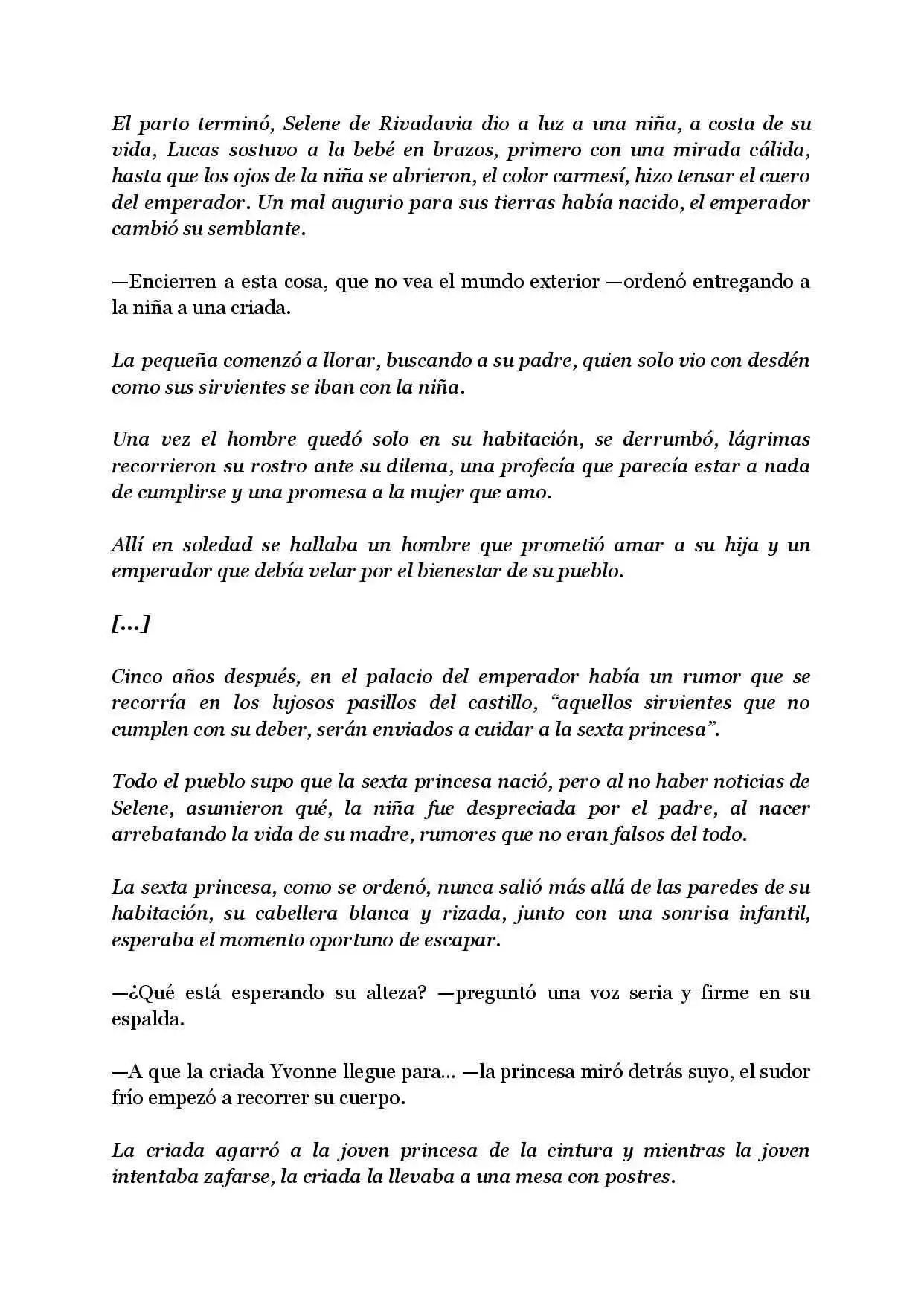 La Hija Maldita Del Imperio Rivadavia (Novela) - Capítulo 1 - Página 3 - LectorTMOo