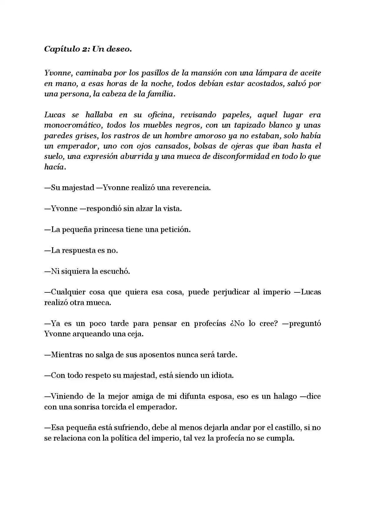 La Hija Maldita Del Imperio Rivadavia (Novela) - Capítulo 2 - Página 2 - LectorTMOo