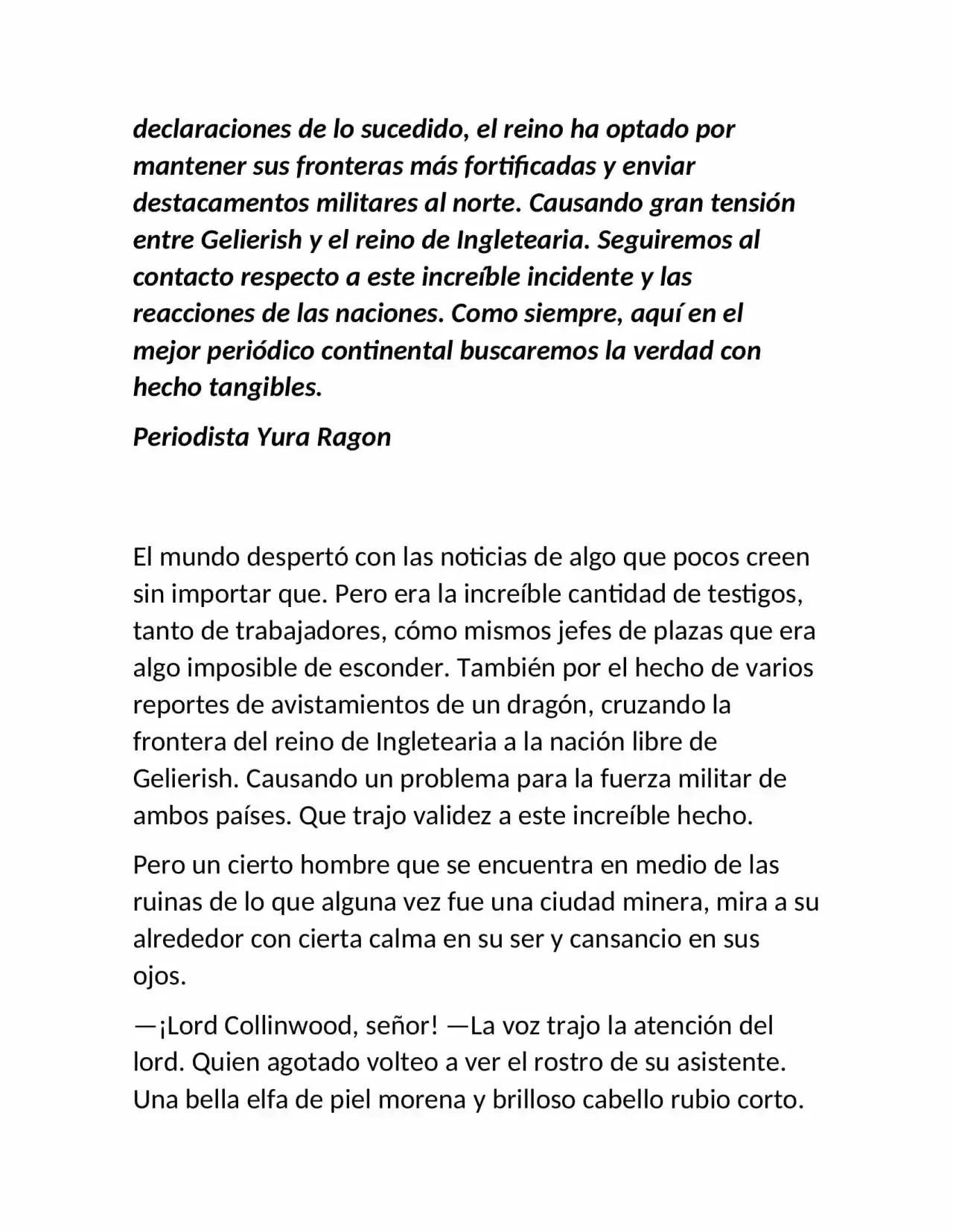 La Historia De Un Dragón Solitario (Novela) - Capítulo 2 - Página 8 - LectorTMOo