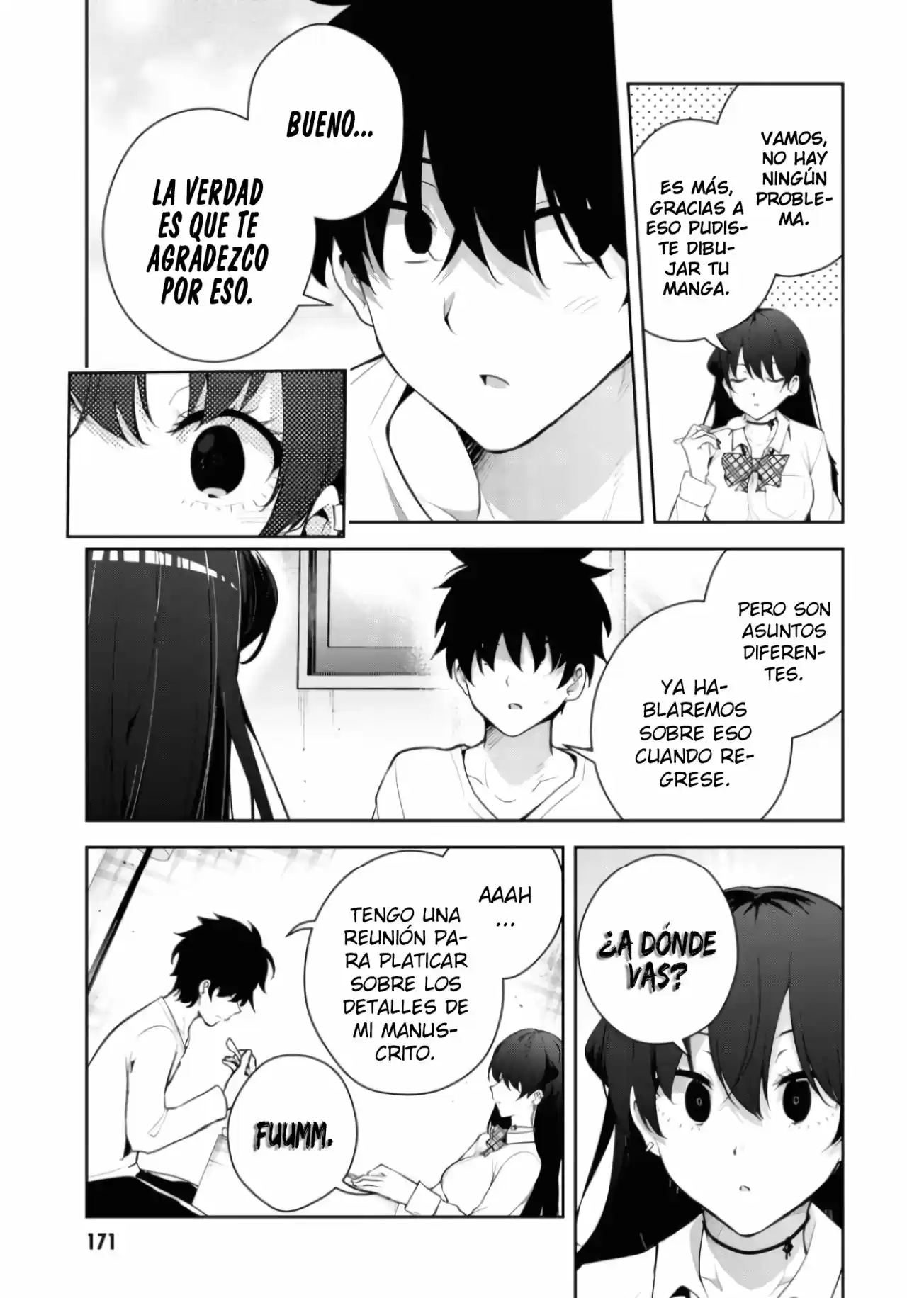 La Historia De Un Mangaka Confinado Por Una Extraña Chica De Secundaria - Capítulo 32 - Página 6 - LectorTMOo