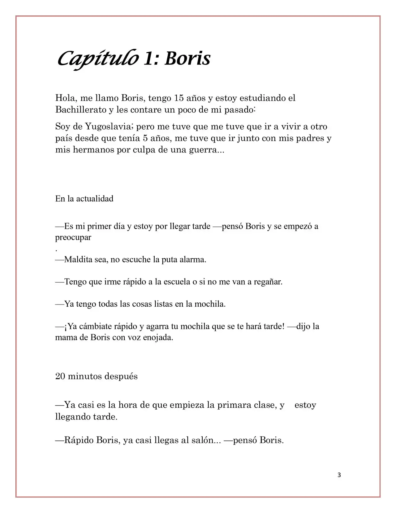 La Humanidad Esta En Peligro (Novela) - Capítulo 1 - Página 2 - LectorTMOo