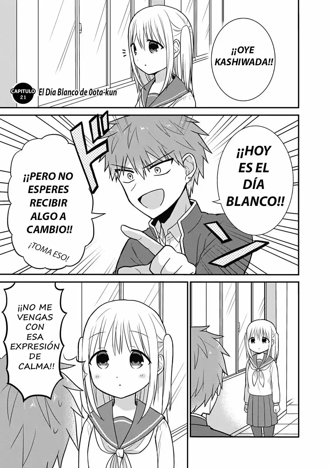 La Inexpresiva Kashiwada-san Y El Emocional Oota-kun | La Chica Inexpresiva Y El Chico Emocional - Capítulo 21 - Página 1 - LectorTMOo