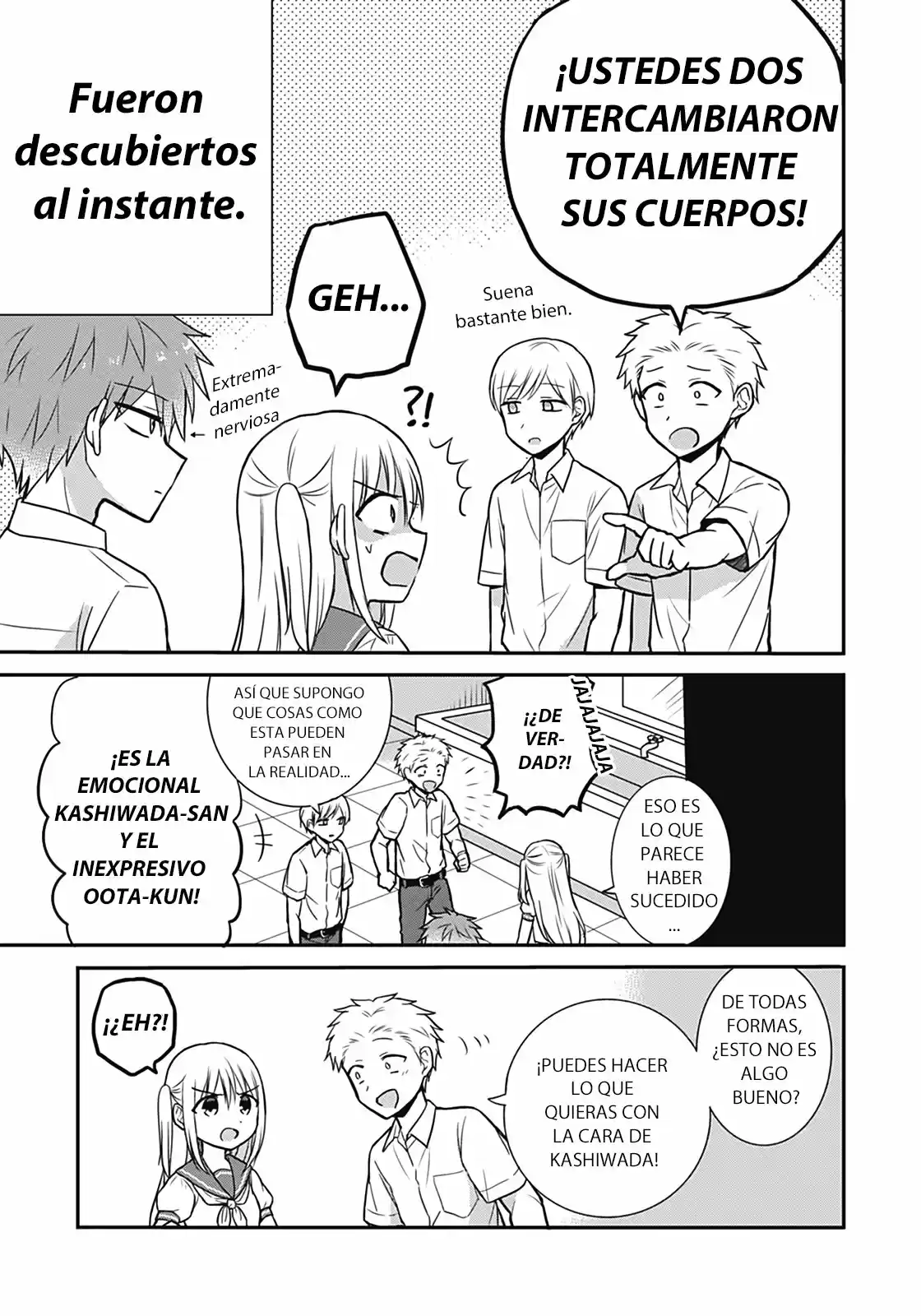 La Inexpresiva Kashiwada-san Y El Emocional Oota-kun | La Chica Inexpresiva Y El Chico Emocional - Capítulo 25.50 - Página 4 - LectorTMOo