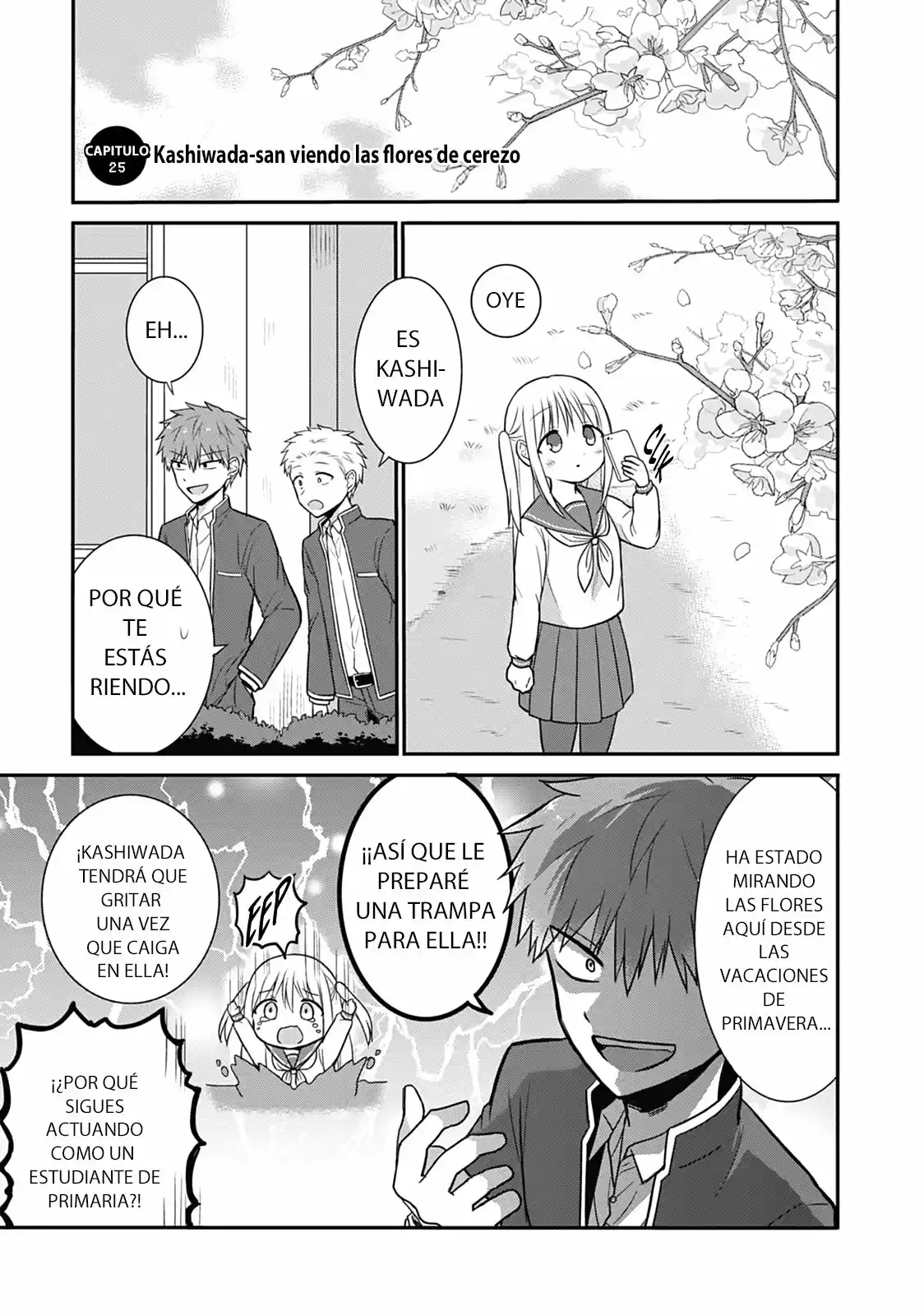La Inexpresiva Kashiwada-san Y El Emocional Oota-kun | La Chica Inexpresiva Y El Chico Emocional - Capítulo 25 - Página 1 - LectorTMOo