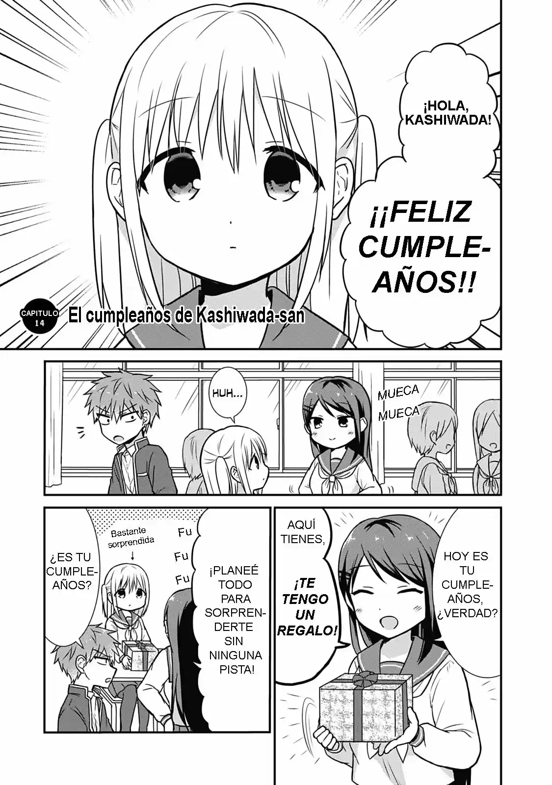 La Inexpresiva Kashiwada-san Y El Emotivo Oota-kun | La Chica Inexpresiva Y El Chico Emocional capítulo 14 página 4