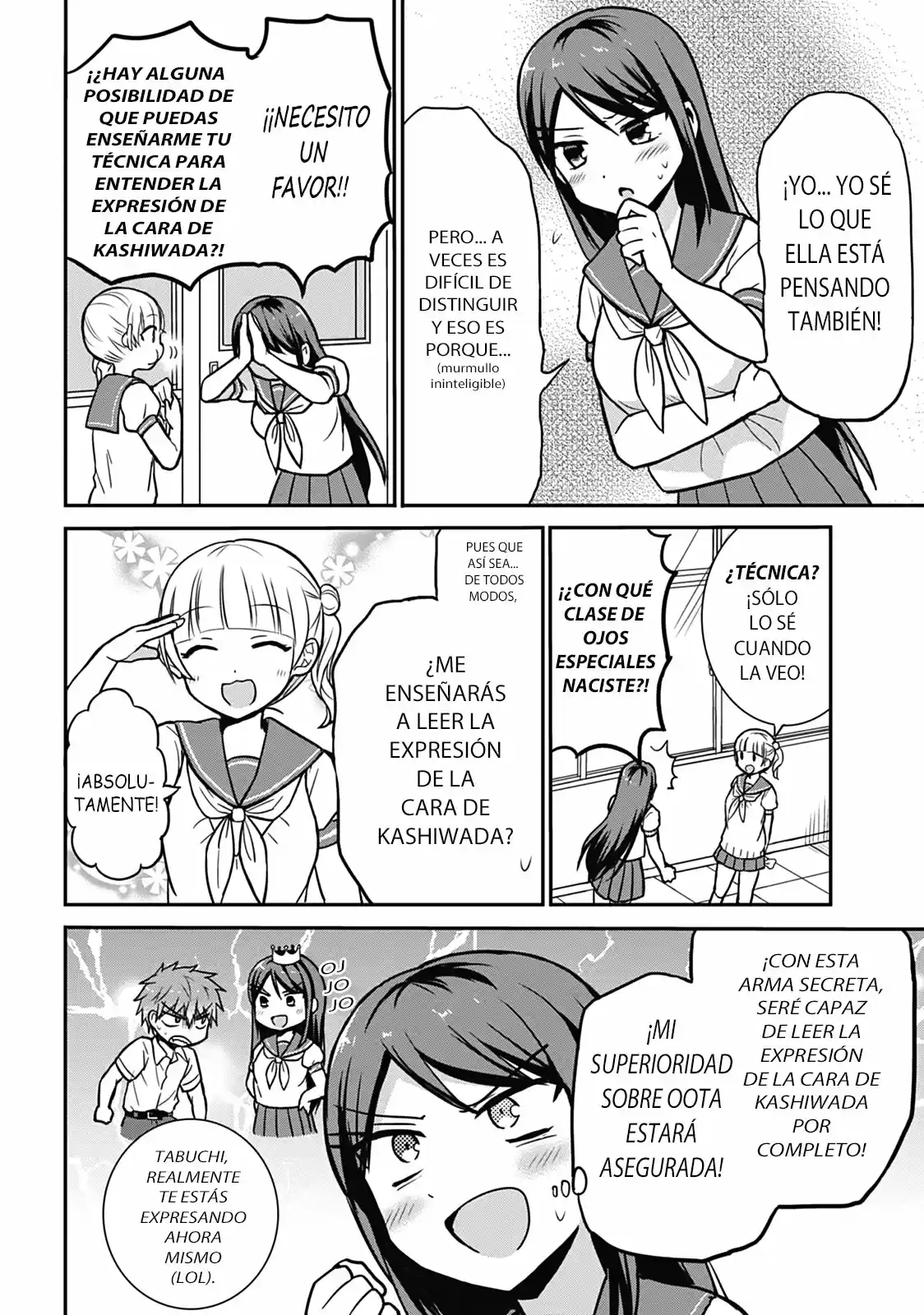 La Inexpresiva Kashiwada-san Y El Emotivo Oota-kun | La Chica Inexpresiva Y El Chico Emocional capítulo 29 página 4