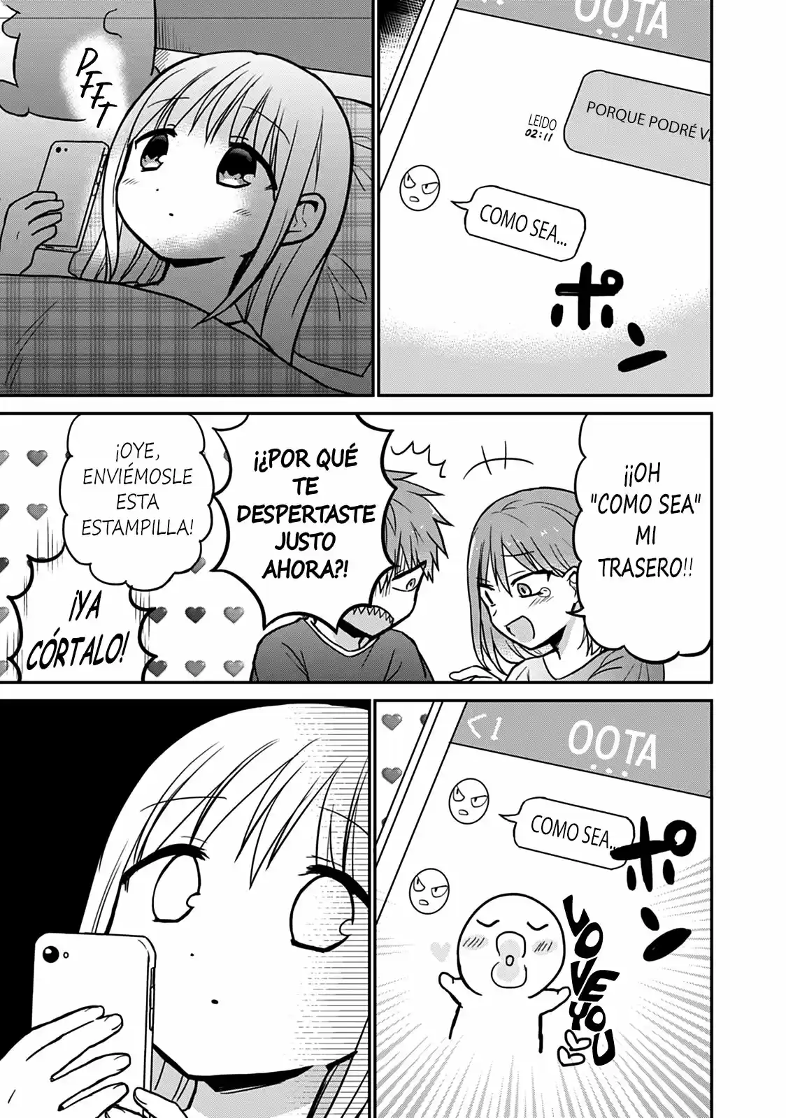 La Inexpresiva Kashiwada-san Y El Emotivo Oota-kun | La Chica Inexpresiva Y El Chico Emocional capítulo 37.50 página 8