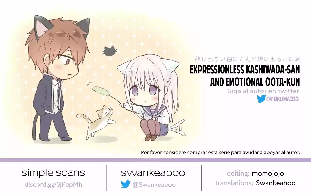 La Inexpresiva Kashiwada-san Y El Emotivo Oota-kun | La Chica Inexpresiva Y El Chico Emocional capítulo 37.50 página 13