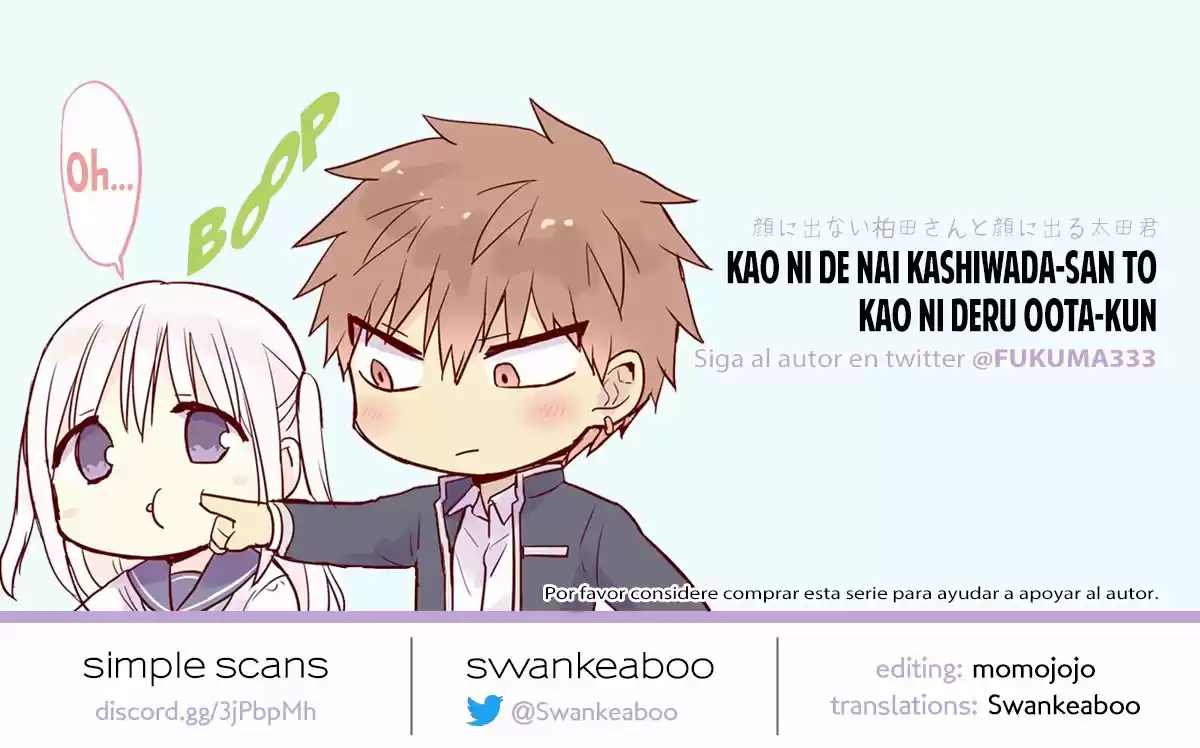 La Inexpresiva Kashiwada-san Y El Emotivo Oota-kun | La Chica Inexpresiva Y El Chico Emocional capítulo 37 página 14