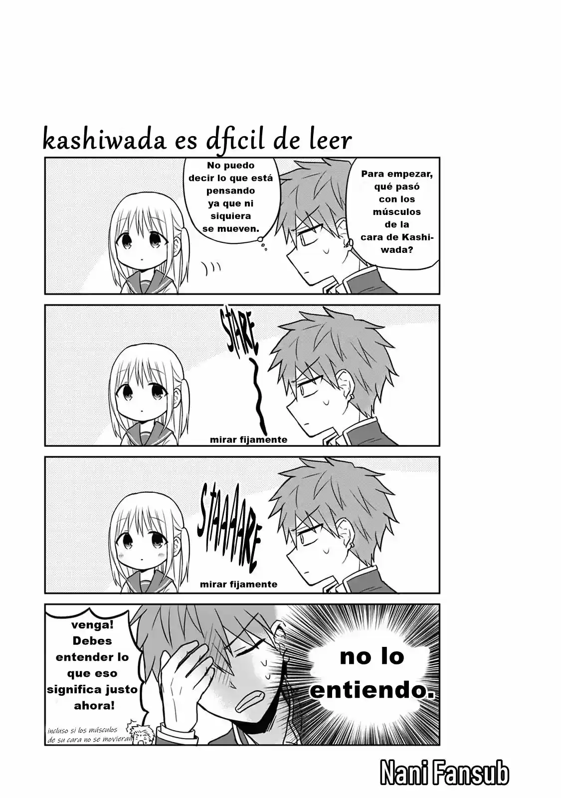 La Inexpresiva Kashiwada-san Y El Emotivo Oota-kun | La Chica Inexpresiva Y El Chico Emocional capítulo 4 página 9