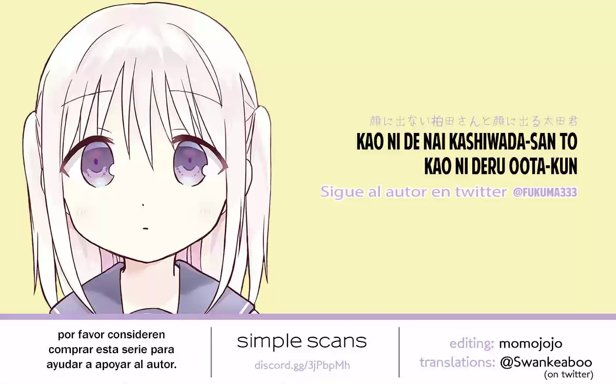 La Inexpresiva Kashiwada-san Y El Emotivo Oota-kun | La Chica Inexpresiva Y El Chico Emocional capítulo 6 página 11