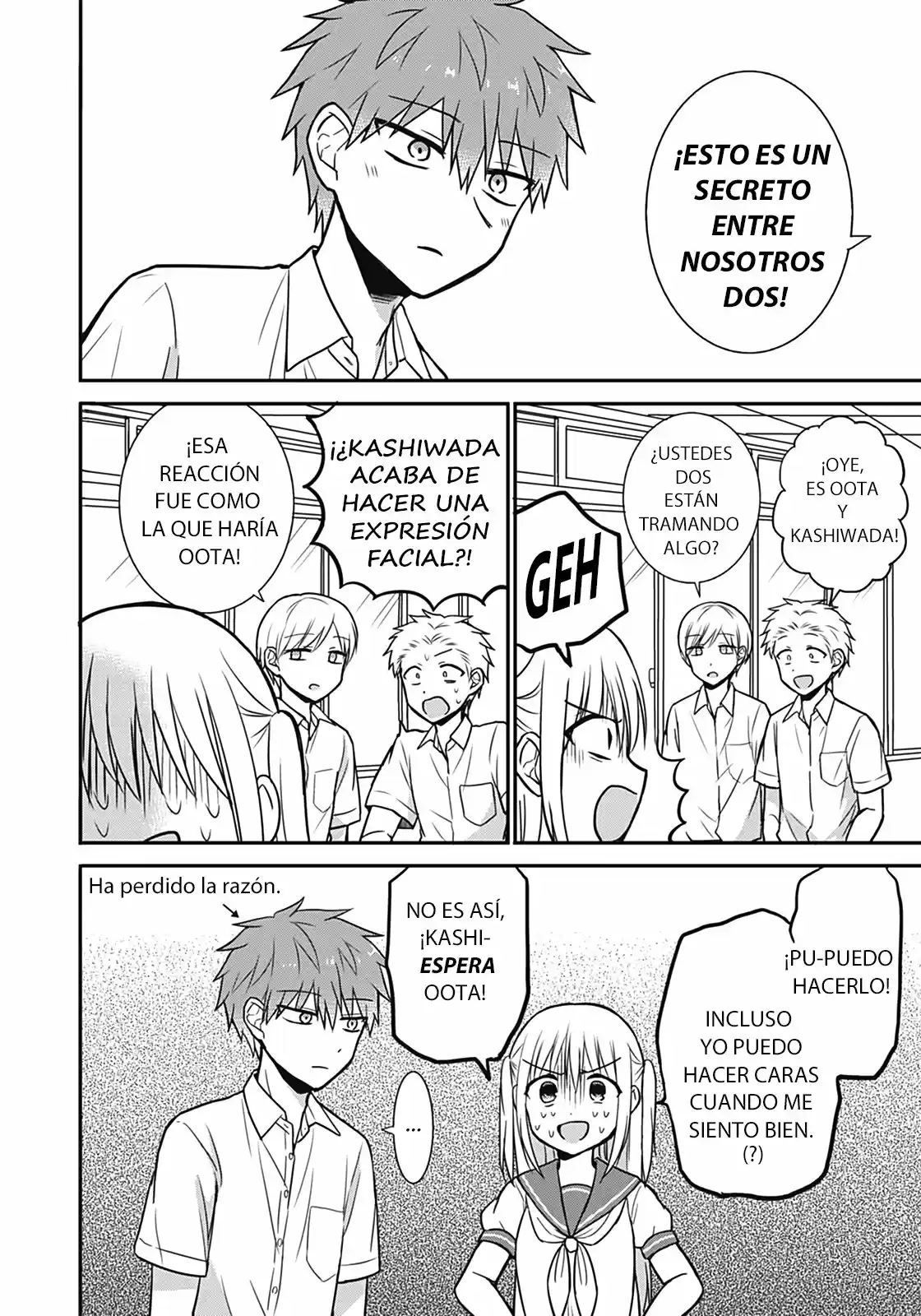 La Inexpresiva Kashiwada-san Y El Emotivo Oota-kun - Capítulo 25.50 - Página 4 - LectorTMOo