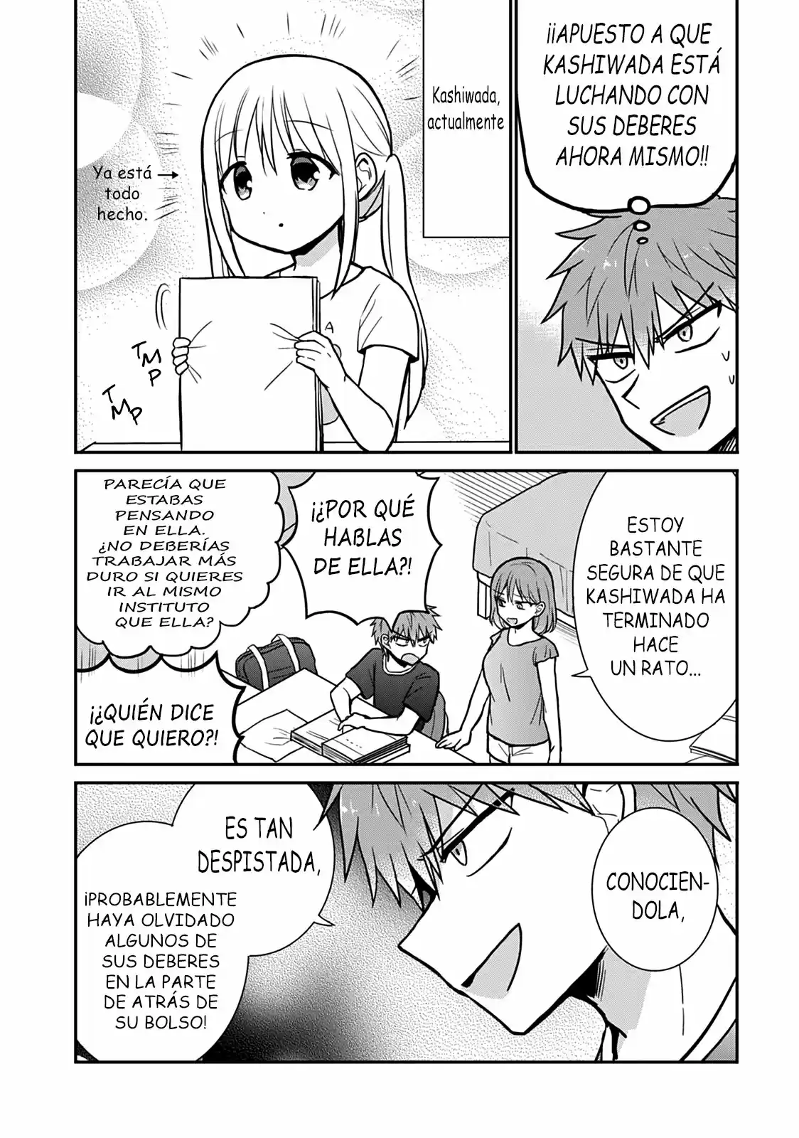 La Inexpresiva Kashiwada-san Y El Emotivo Oota-kun - Capítulo 37.50 - Página 4 - LectorTMOo