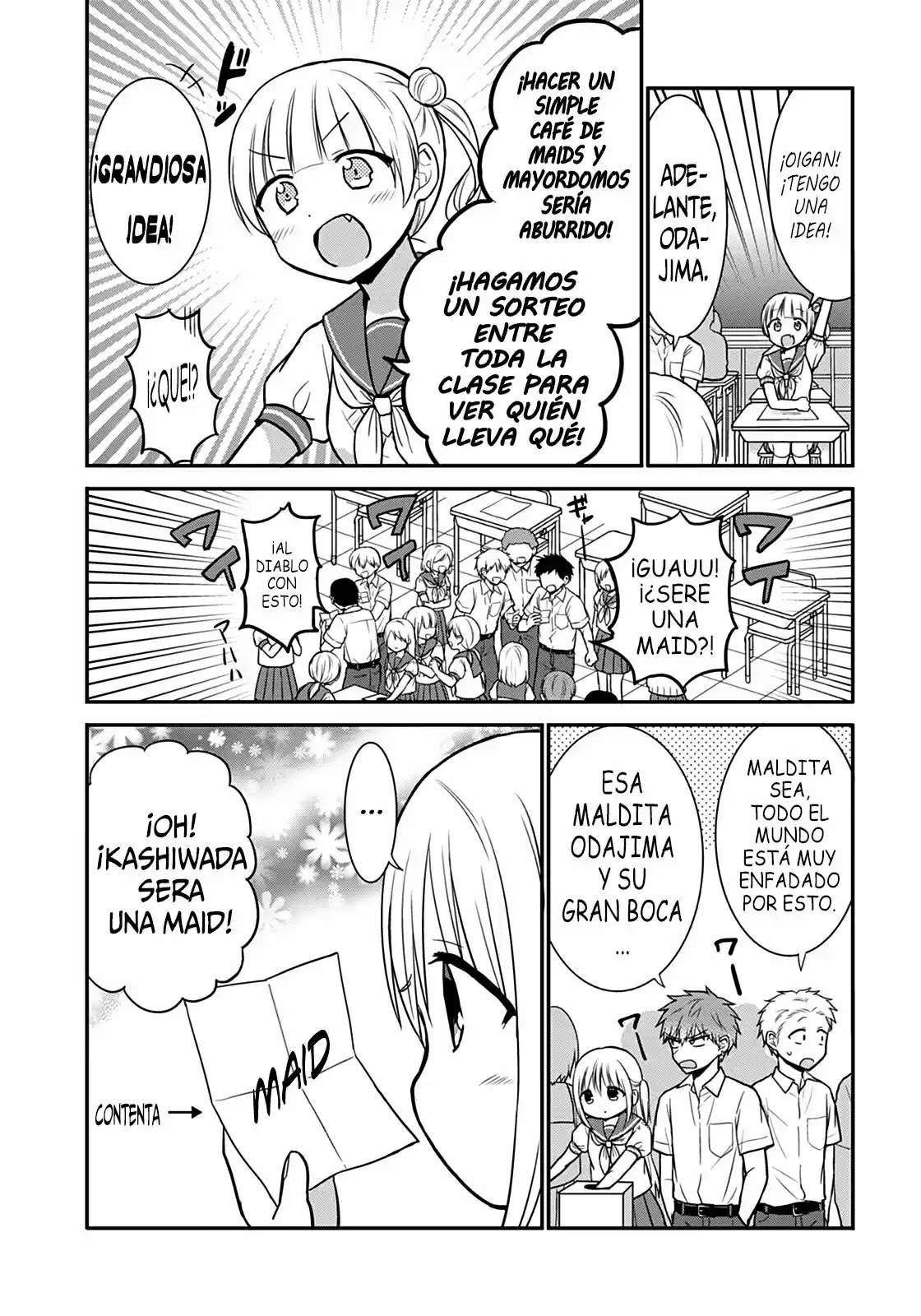 La Inexpresiva Kashiwada-san Y El Emotivo Oota-kun - Capítulo 42 - Página 4 - LectorTMOo