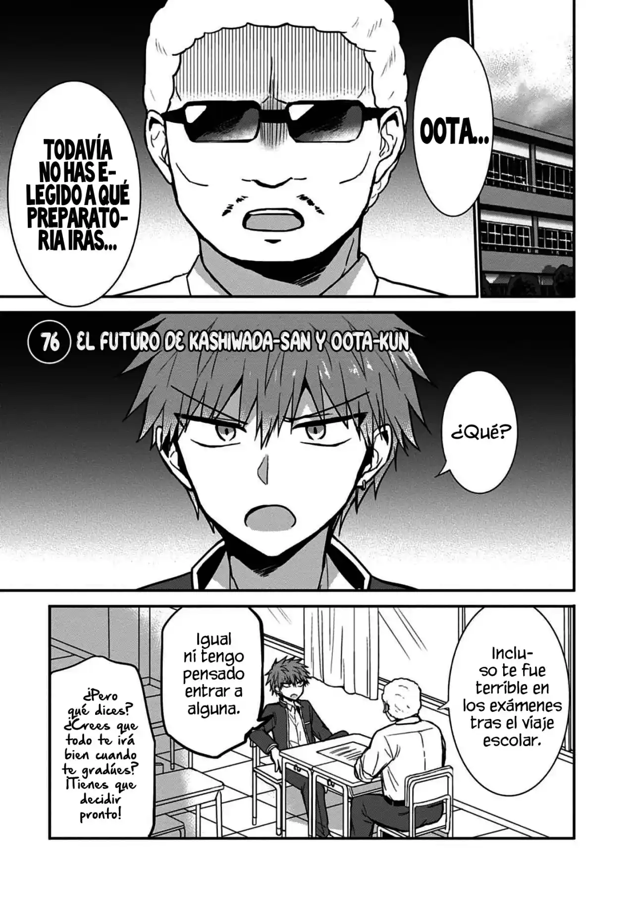 La Inexpresiva Kashiwada-san Y El Emotivo Oota-kun - Capítulo 76 - Página 7 - LectorTMOo
