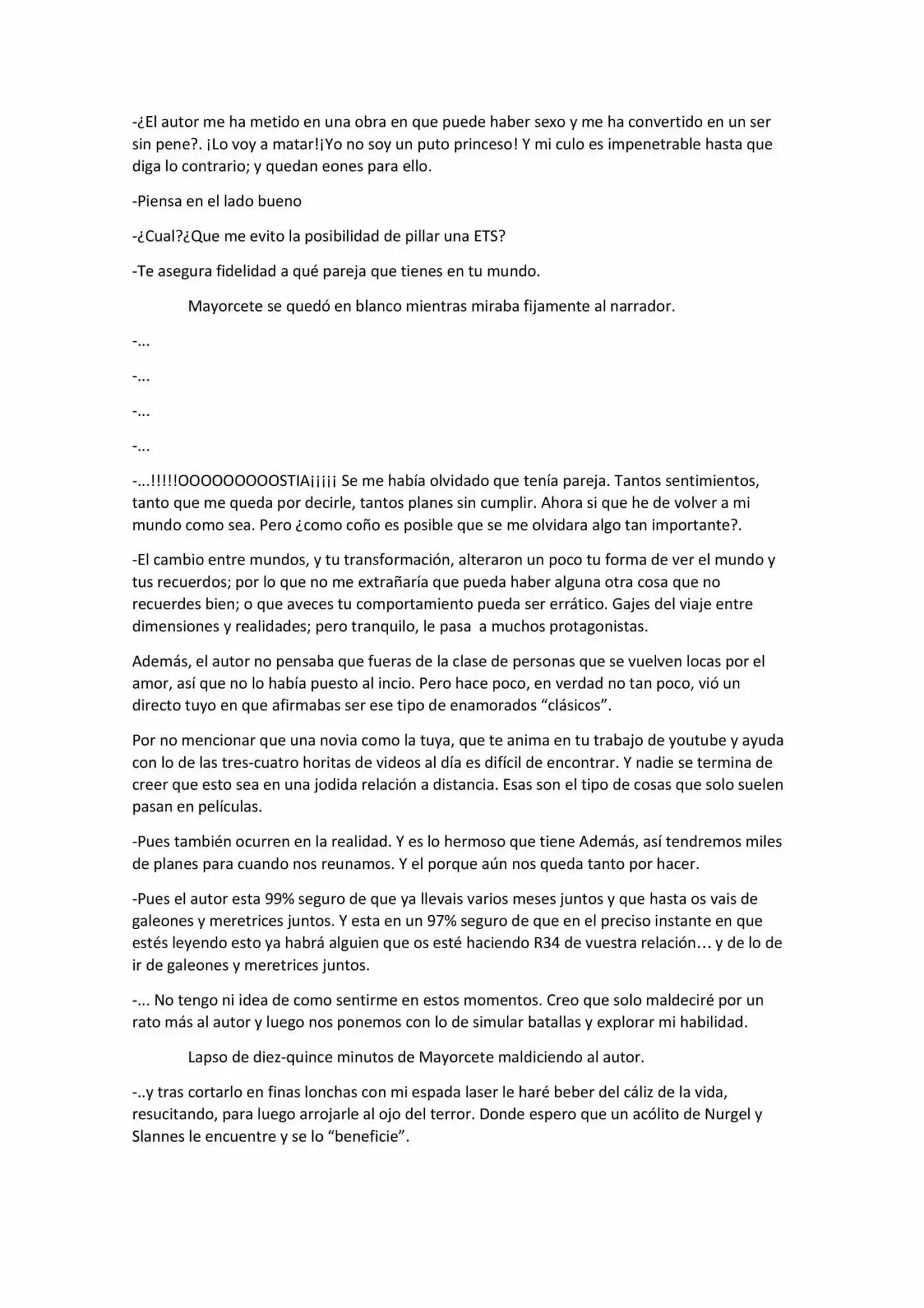 La Inverosimil Aventura De Mayorcete En Otro Mundo (Novela) - Capítulo 8 - Página 6 - LectorTMOo