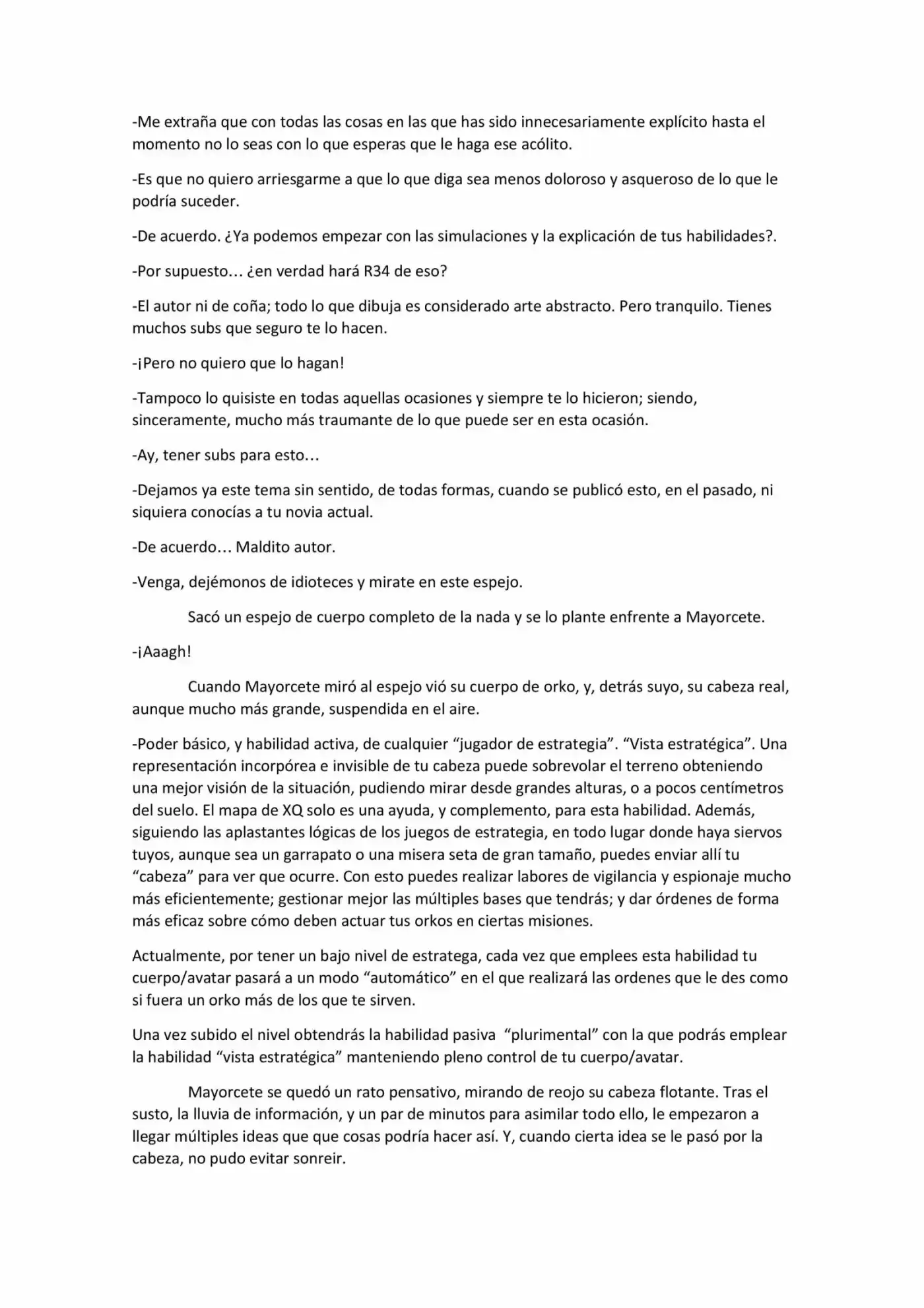 La Inverosimil Aventura De Mayorcete En Otro Mundo (Novela) - Capítulo 8 - Página 7 - LectorTMOo