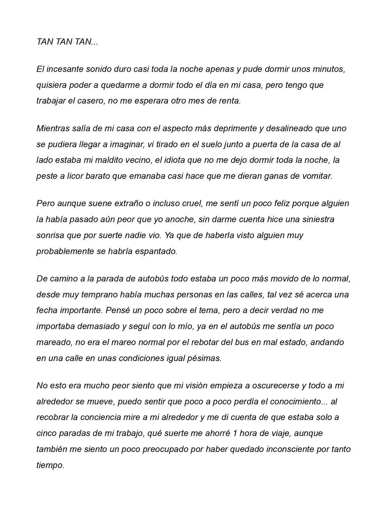 La Irrelevante Cotidianeidad (Novela) - Capítulo - Página 2 - LectorTMOo