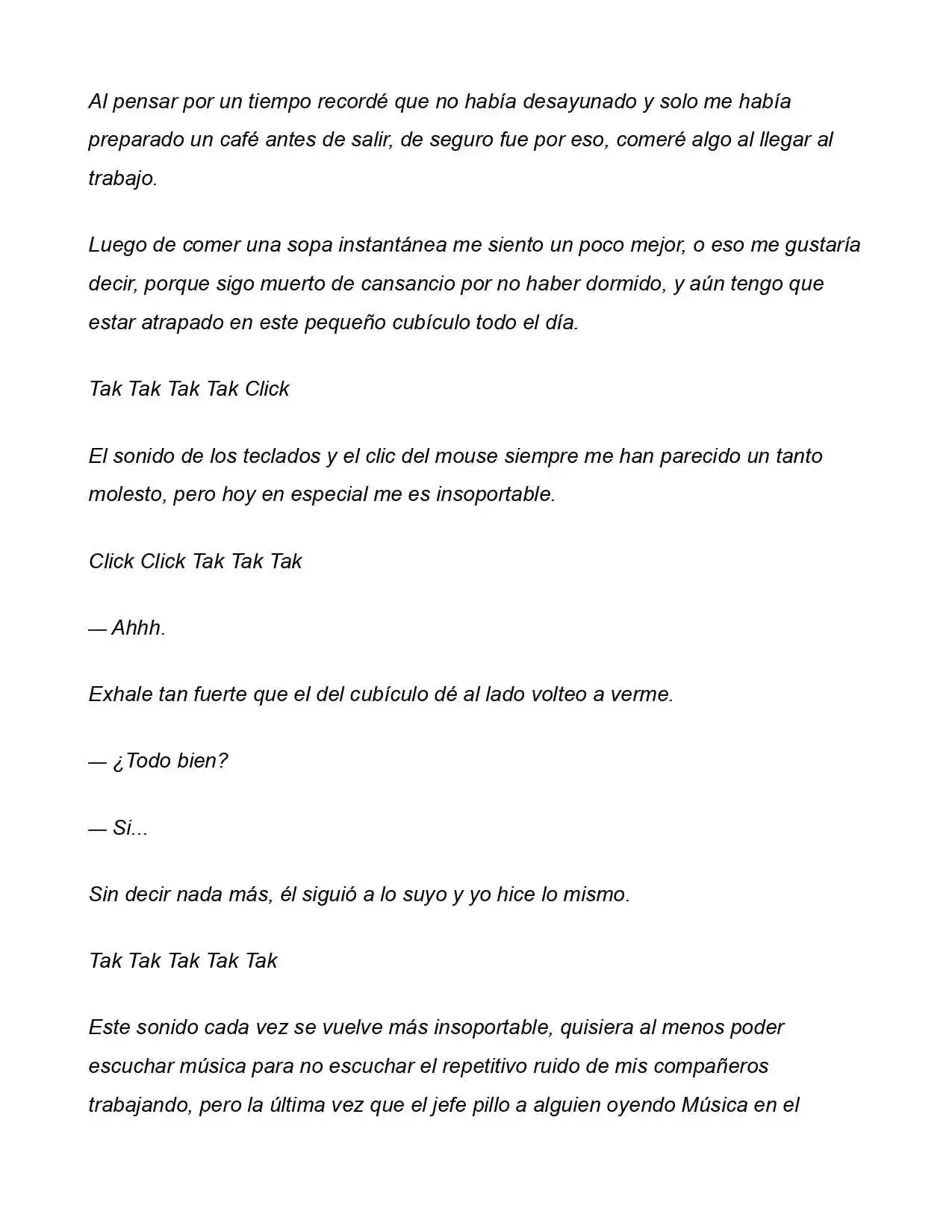 La Irrelevante Cotidianeidad (Novela) - Capítulo - Página 3 - LectorTMOo