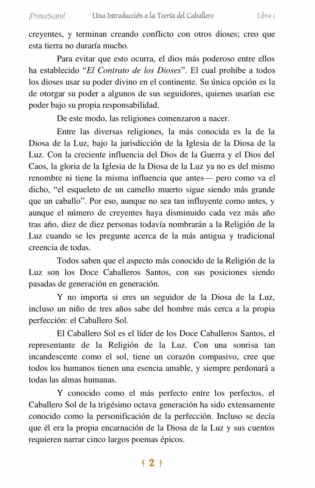 La Leyenda Del Caballero Sol (Novela) (Novela) - Capítulo - Página 10 - LectorTMOo
