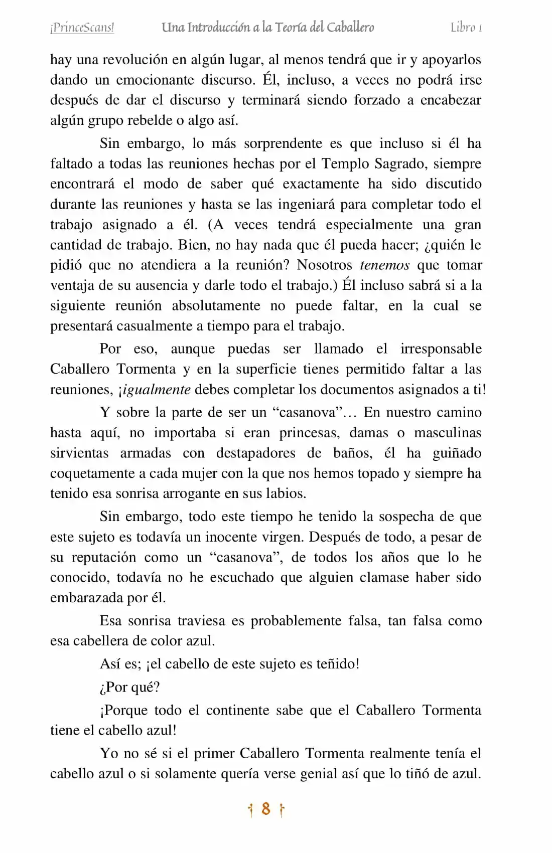 La Leyenda Del Caballero Sol (Novela) (Novela) - Capítulo 1 - Página 5 - LectorTMOo