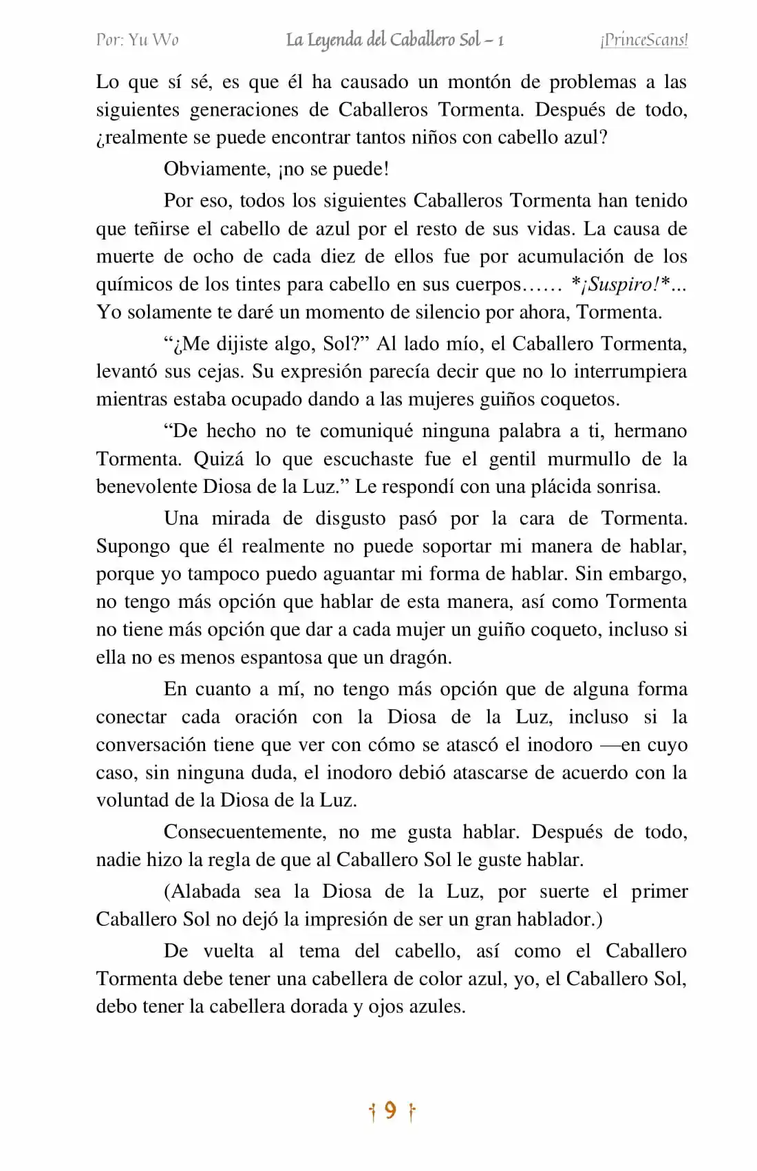 La Leyenda Del Caballero Sol (Novela) (Novela) - Capítulo 1 - Página 6 - LectorTMOo
