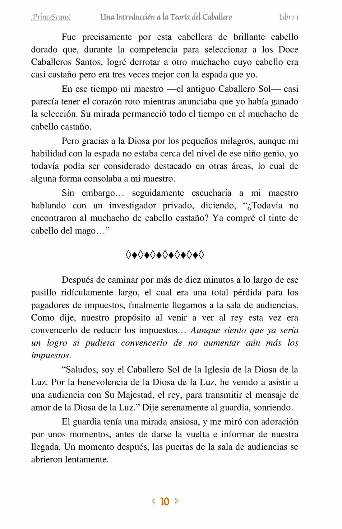 La Leyenda Del Caballero Sol (Novela) (Novela) - Capítulo 1 - Página 7 - LectorTMOo