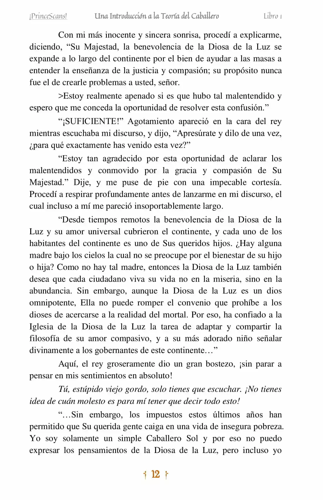 La Leyenda Del Caballero Sol (Novela) (Novela) - Capítulo 1 - Página 9 - LectorTMOo
