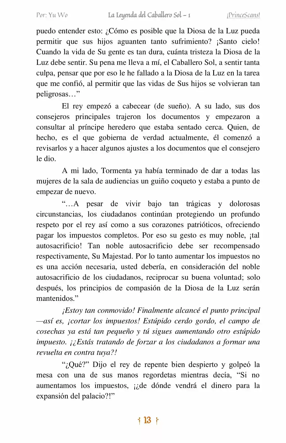La Leyenda Del Caballero Sol (Novela) (Novela) - Capítulo 1 - Página 10 - LectorTMOo