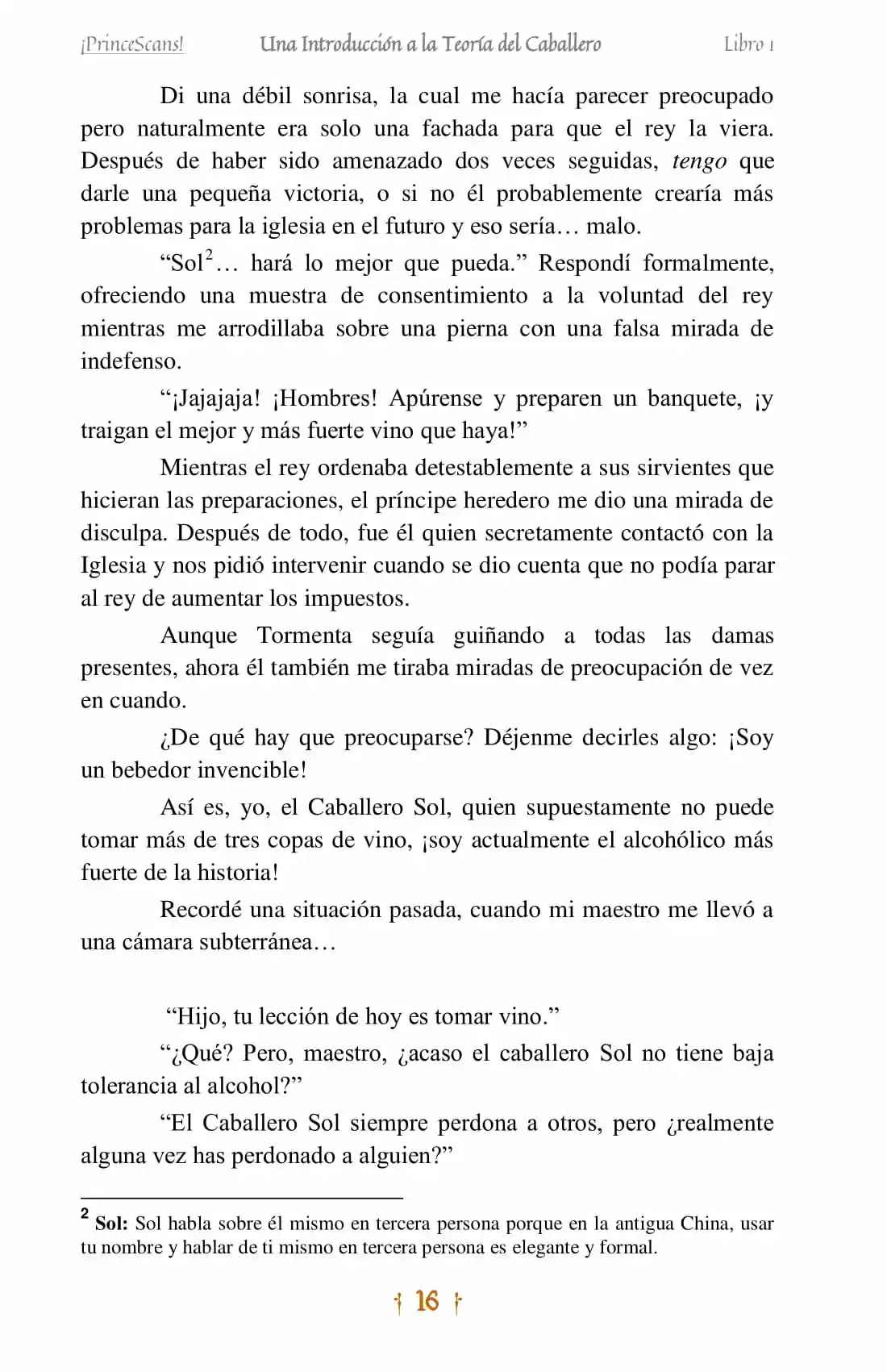 La Leyenda Del Caballero Sol (Novela) (Novela) - Capítulo 1 - Página 13 - LectorTMOo