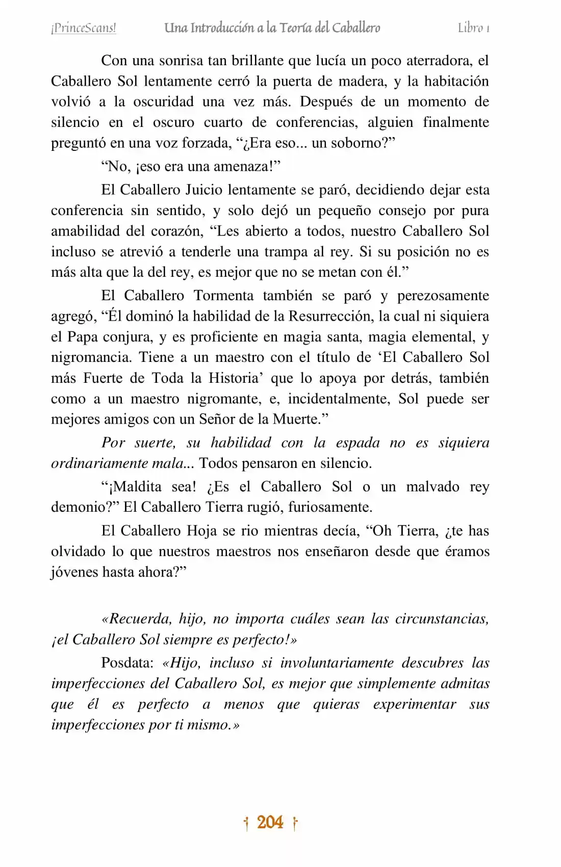 La Leyenda Del Caballero Sol (Novela) (Novela) - Capítulo 10.10 - Página 6 - LectorTMOo