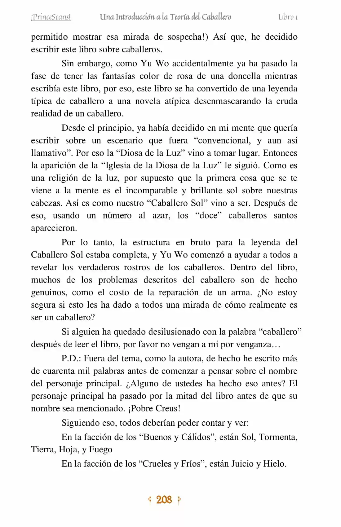La Leyenda Del Caballero Sol (Novela) (Novela) - Capítulo 10.20 - Página 6 - LectorTMOo