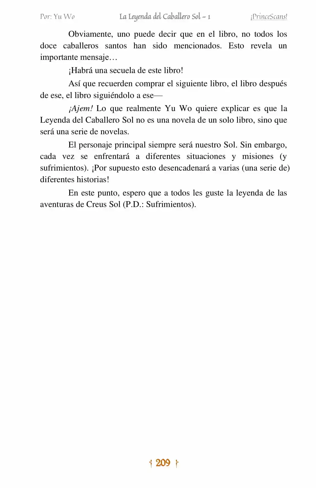 La Leyenda Del Caballero Sol (Novela) (Novela) - Capítulo 10.20 - Página 7 - LectorTMOo