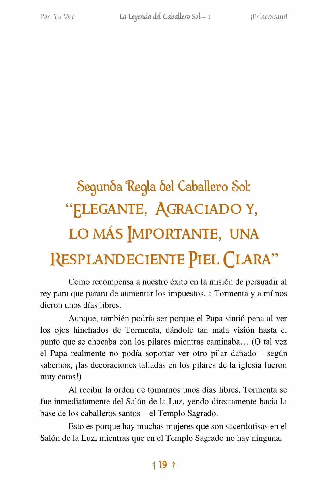 La Leyenda Del Caballero Sol (Novela) (Novela) - Capítulo 2 - Página 2 - LectorTMOo