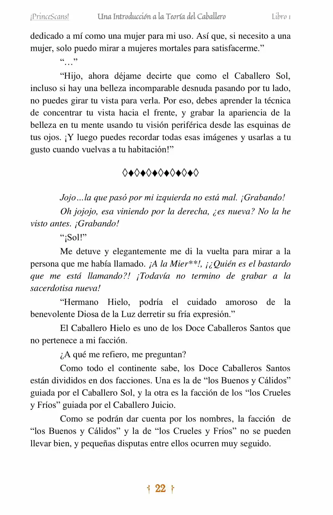 La Leyenda Del Caballero Sol (Novela) (Novela) - Capítulo 2 - Página 5 - LectorTMOo