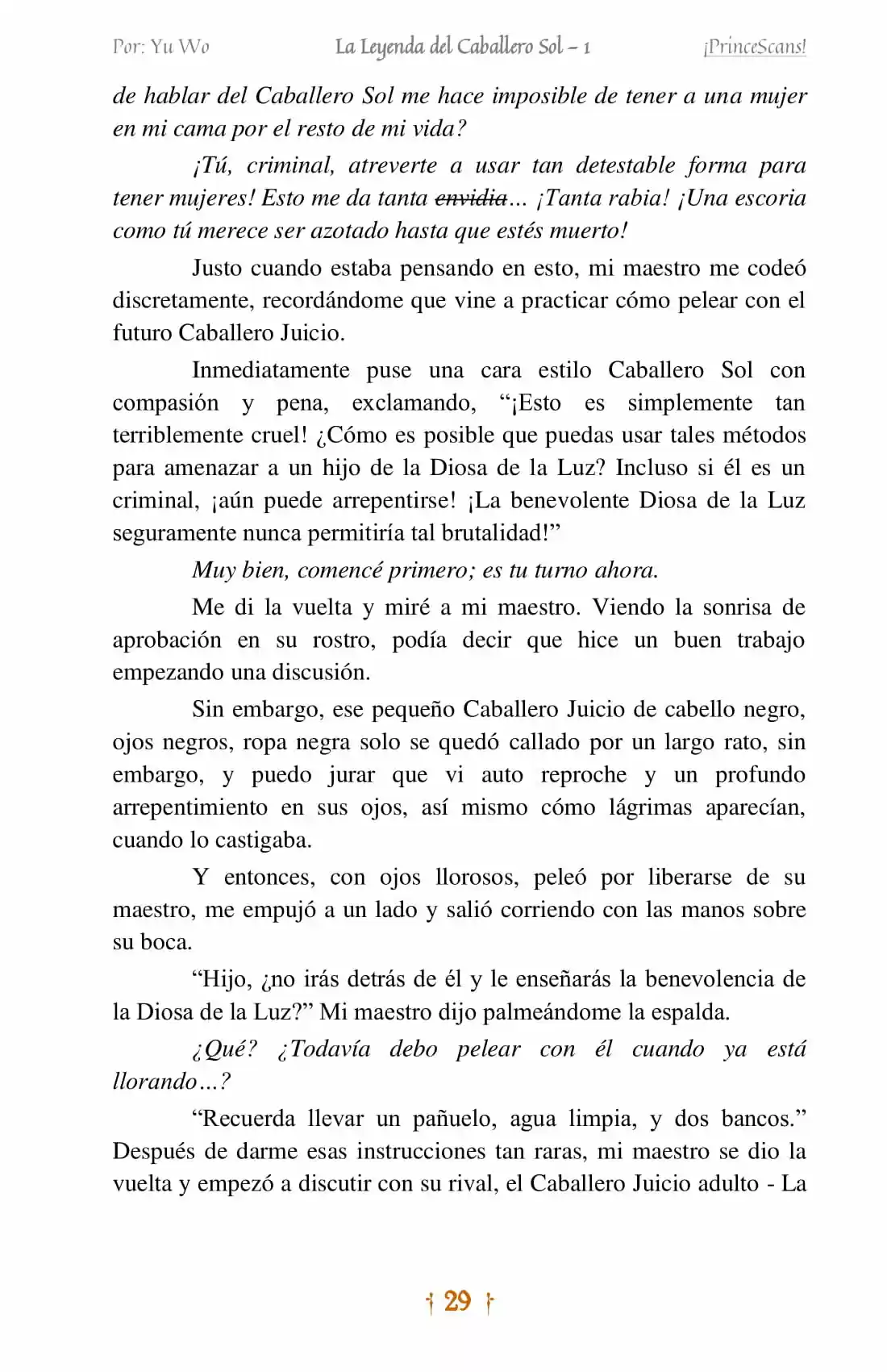 La Leyenda Del Caballero Sol (Novela) (Novela) - Capítulo 2 - Página 12 - LectorTMOo
