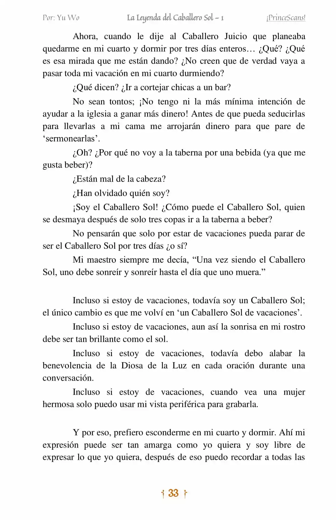 La Leyenda Del Caballero Sol (Novela) (Novela) - Capítulo 2 - Página 16 - LectorTMOo