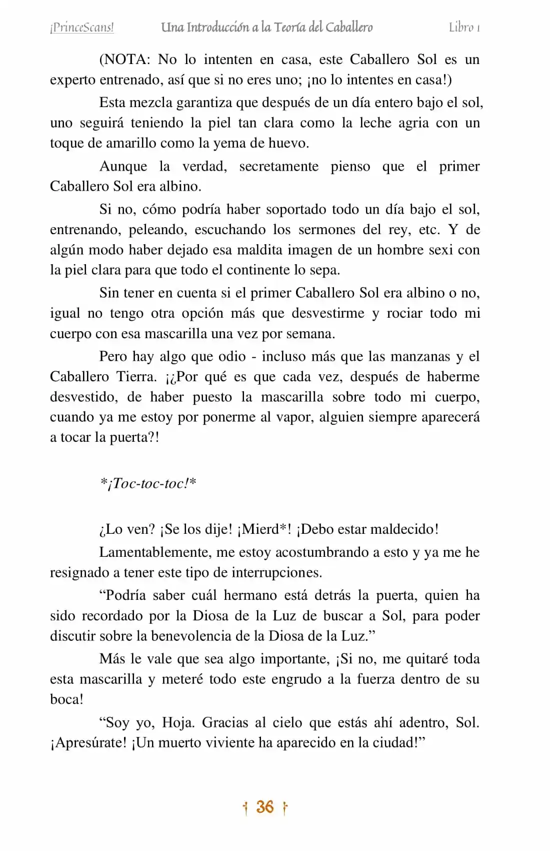 La Leyenda Del Caballero Sol (Novela) (Novela) - Capítulo 2 - Página 19 - LectorTMOo