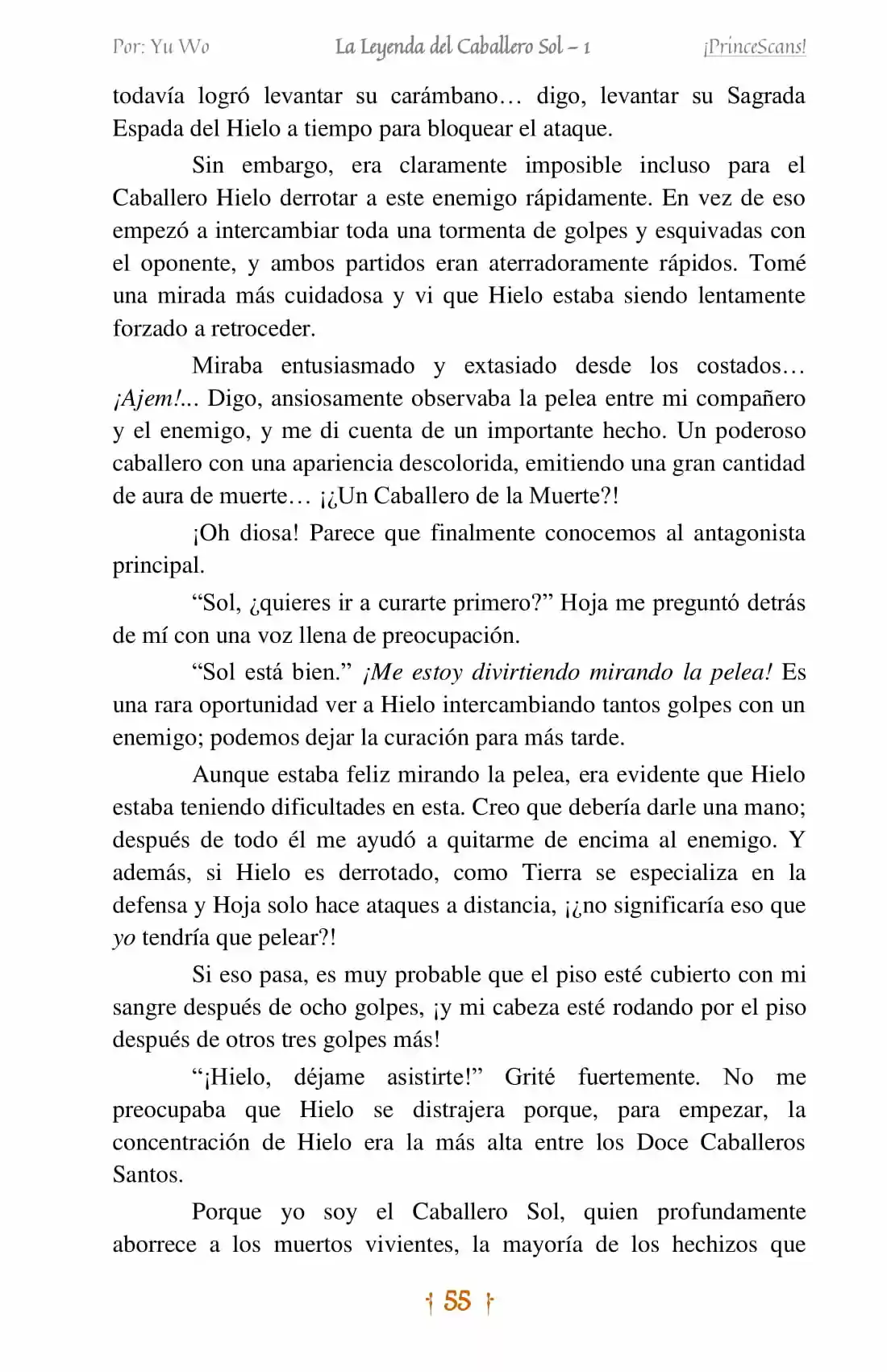 La Leyenda Del Caballero Sol (Novela) (Novela) - Capítulo 3 - Página 16 - LectorTMOo