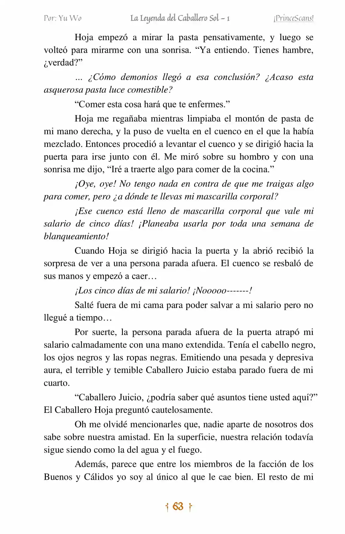 La Leyenda Del Caballero Sol (Novela) (Novela) - Capítulo 4 - Página 4 - LectorTMOo