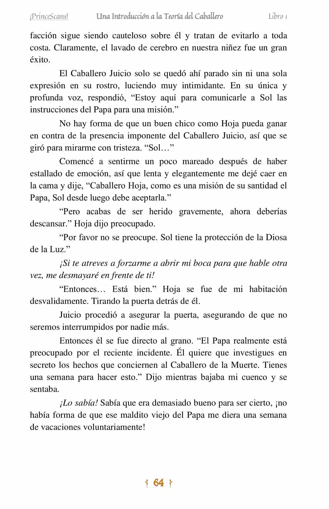 La Leyenda Del Caballero Sol (Novela) (Novela) - Capítulo 4 - Página 5 - LectorTMOo