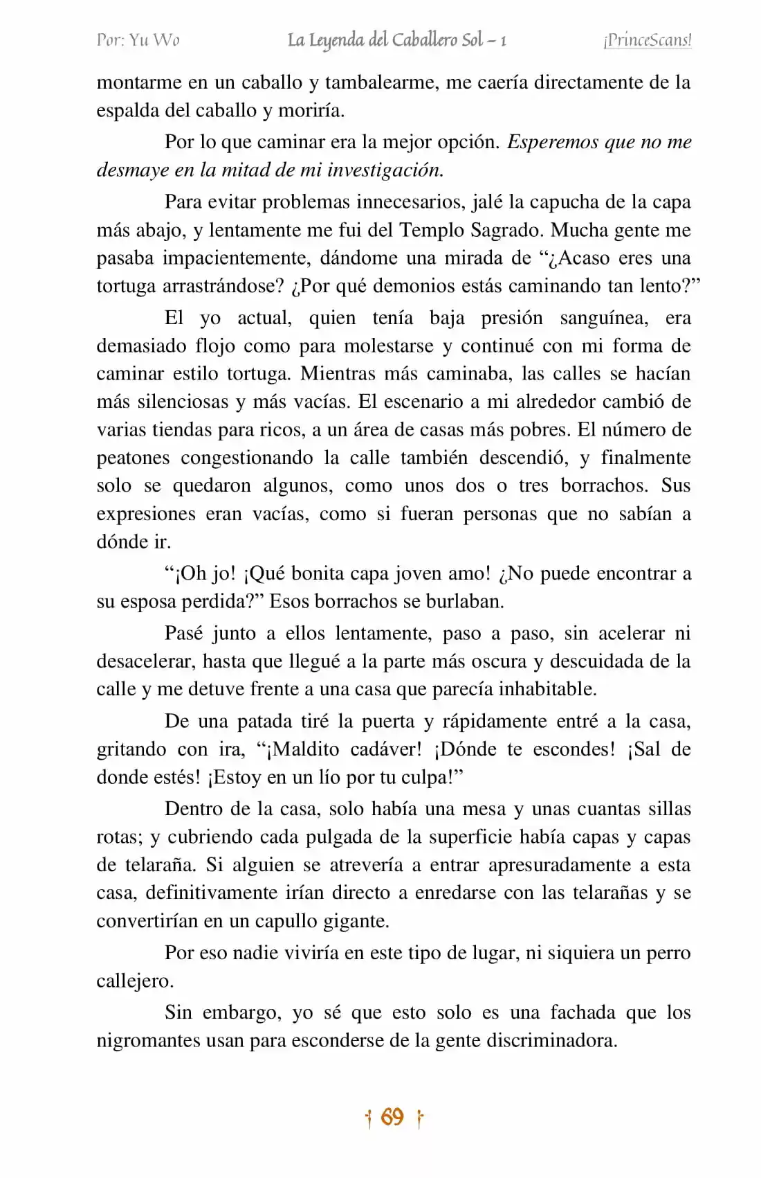 La Leyenda Del Caballero Sol (Novela) (Novela) - Capítulo 4 - Página 10 - LectorTMOo