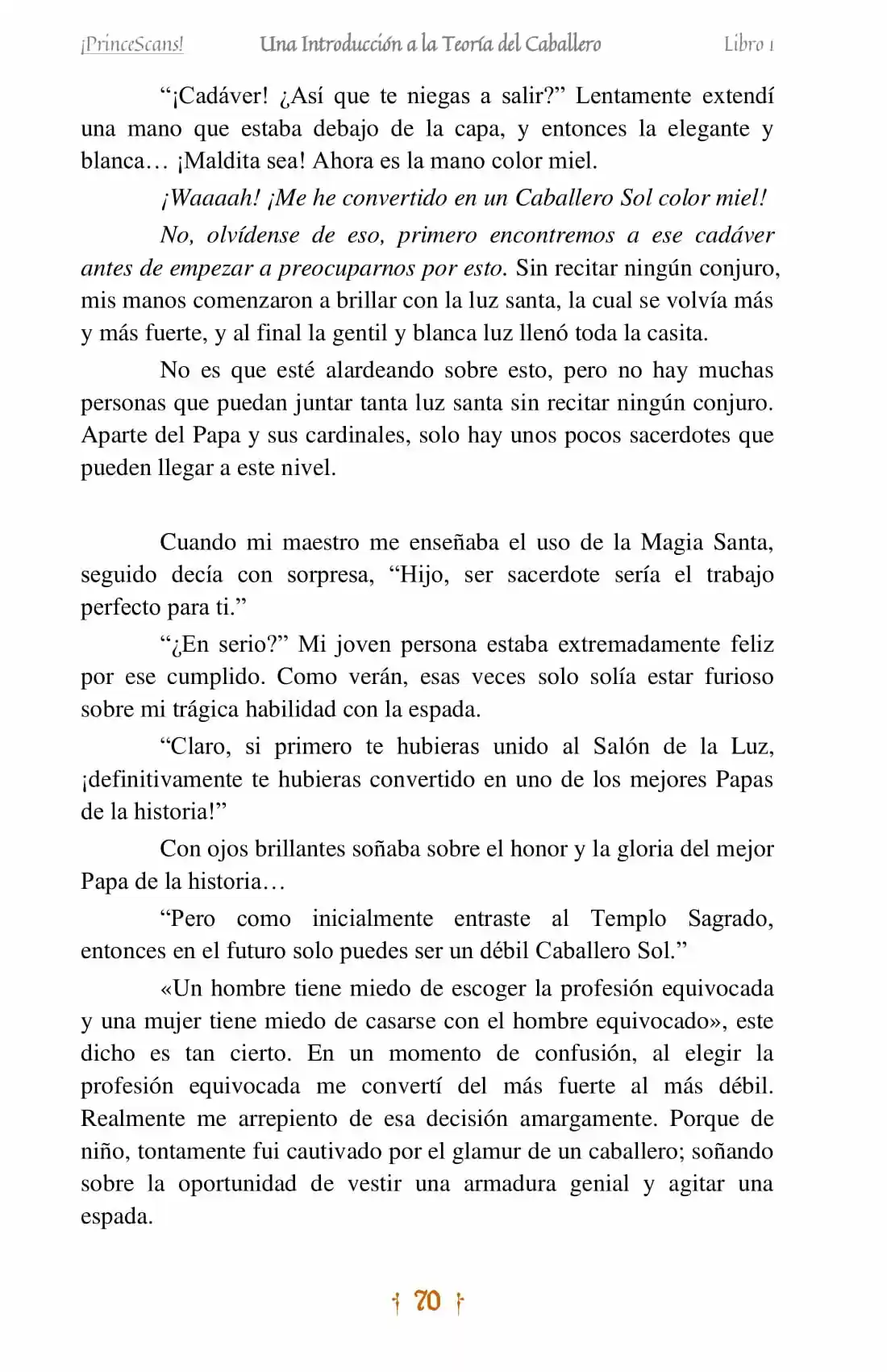 La Leyenda Del Caballero Sol (Novela) (Novela) - Capítulo 4 - Página 11 - LectorTMOo