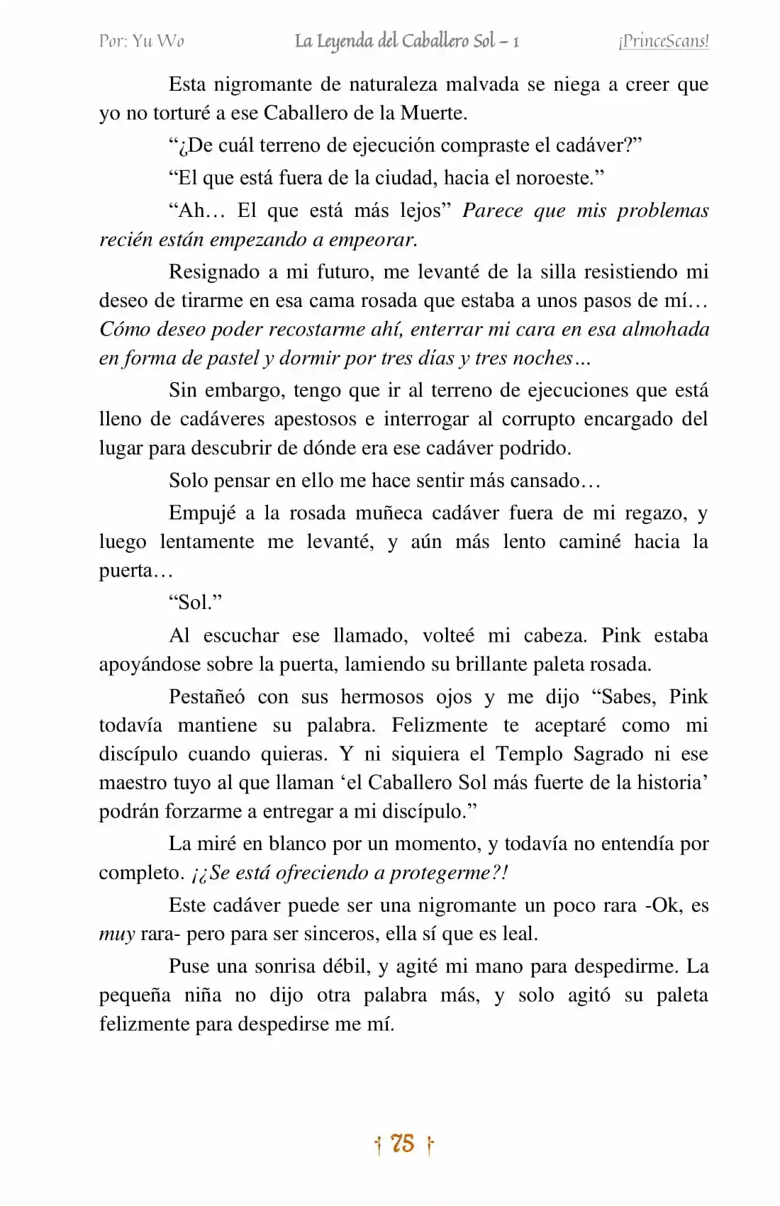La Leyenda Del Caballero Sol (Novela) (Novela) - Capítulo 4 - Página 16 - LectorTMOo
