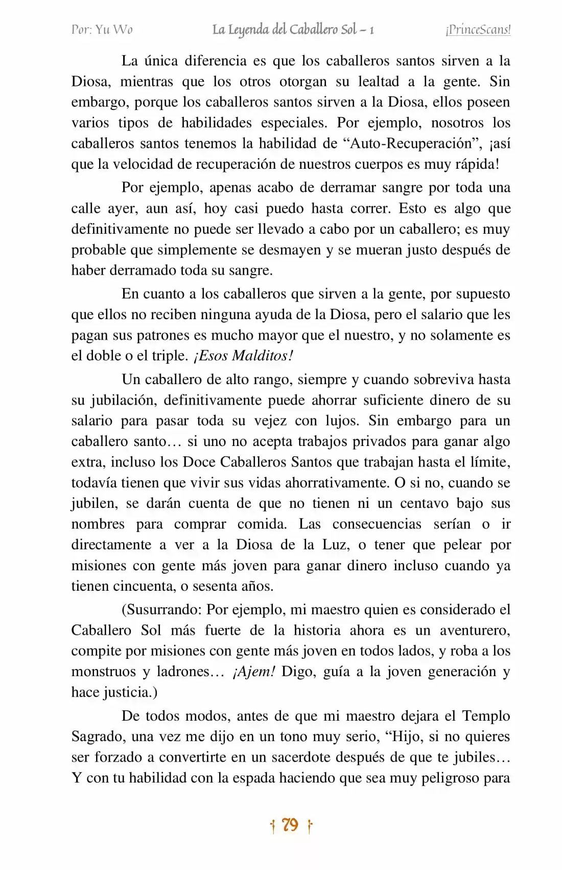 La Leyenda Del Caballero Sol (Novela) (Novela) - Capítulo 5 - Página 5 - LectorTMOo
